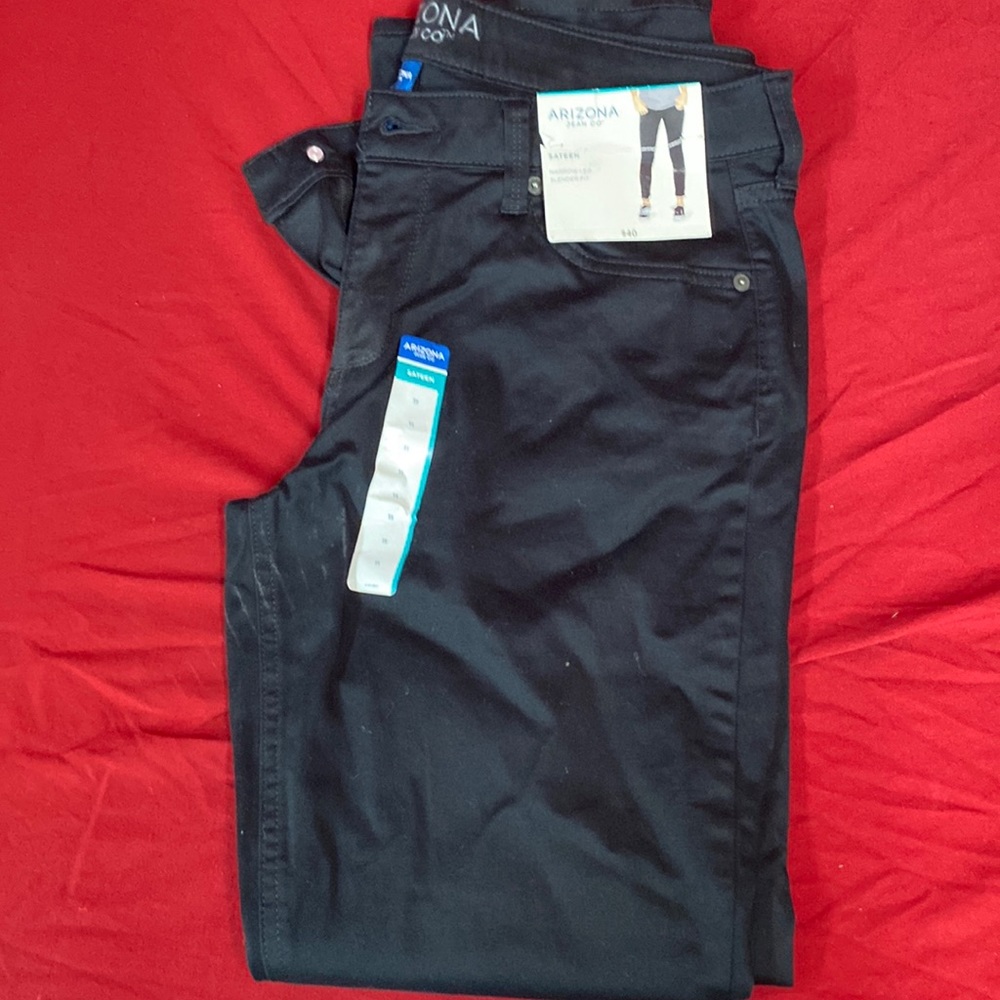 Arizona jenas narrow legs black slender fit jeans